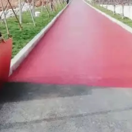 怀柔​ 彩色路面喷涂翻新是一种低成本